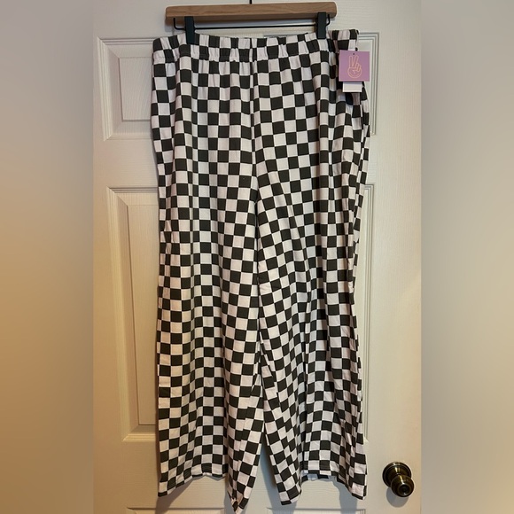 New Ascot and Hart Checkered Pants 1X - Picture 4 of 6
